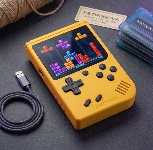 Console Rétro Portable - Édition 500 Jeux Classiques